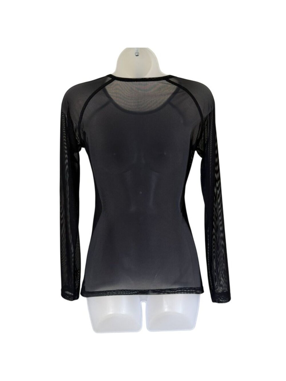 Bundle! Two Sheer Black Tops Women's Size S / XS - Picture 3 of 12